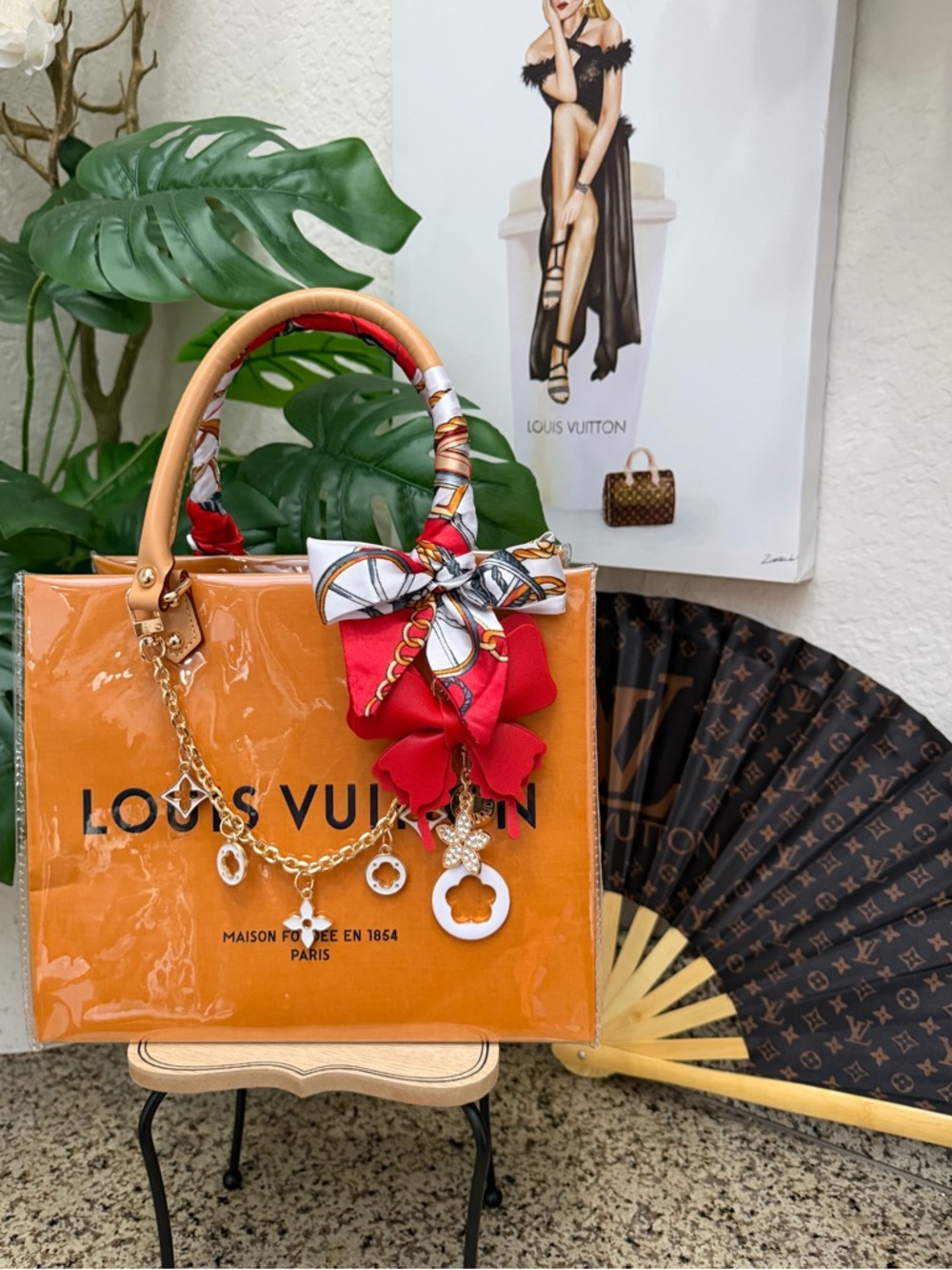 ♥️🤍 Louis Vuitton Gift Bag Tote🤍♥️